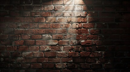 Brick Wall with Spotlight