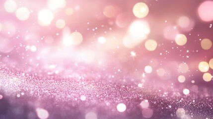 Obraz premium Sparkling Pink Glitter Background