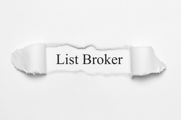 List Broker	