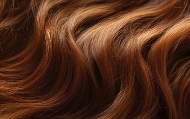 Naklejka premium Long and beauty woman hair texture background wallpaper. Wave and shiny well-groomed hair. 