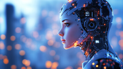 an AI-powered female robot.