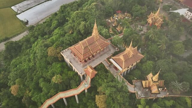 Ta Pa Pagoda in Tri Ton district is the largest and most beautiful pagoda. Video shot in Tri Ton, An Giang on September 8, 2024.