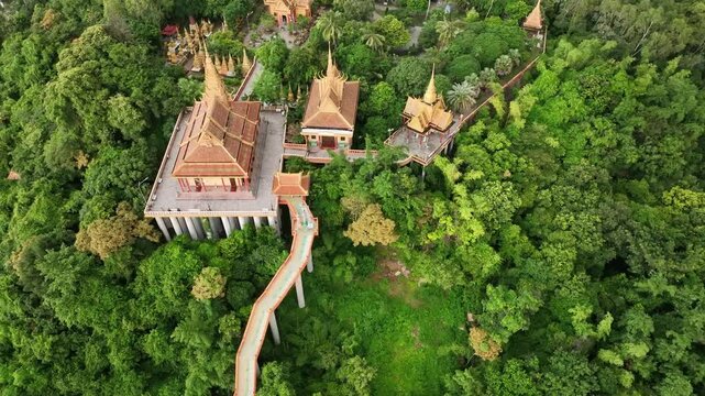 Ta Pa Pagoda in Tri Ton district is the largest and most beautiful pagoda. Video shot in Tri Ton, An Giang on September 8, 2024.