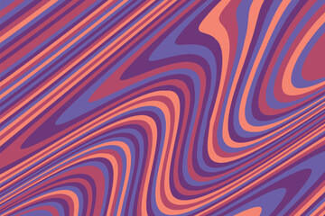 Abstract psychedelic groovy background. Vector illustration.