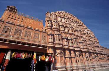 the Jaipur city palace in the City of Jaipur in the Province of Rajasthan in India.  India, Jaipur,...