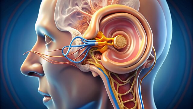 vestibulocochlear nerve inner ear