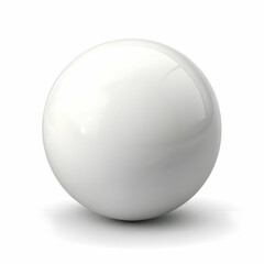 a ball with white