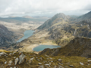 Mountain lakes in Snowdonia
