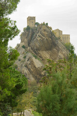 Roccascalegna - Abruzzo - The medieval castle symbol of the small Abruzzese village