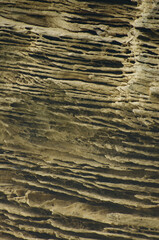 Detail of a metamorphic rock where the Roccascalegna castle stands