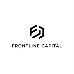 Frontline Capital Logo with Interlocking Letters