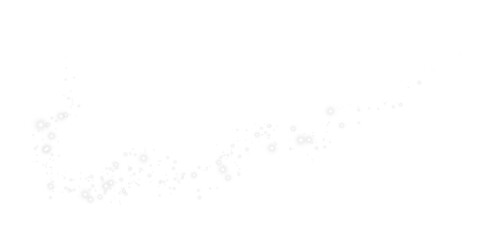 White glowing light effect with many glitter particles. Starry cloud with dust. Magic christmas decoration. Luminous bokeh softly shimmering white light. Light abstract glowing lights. PNG.  © Orange Sky