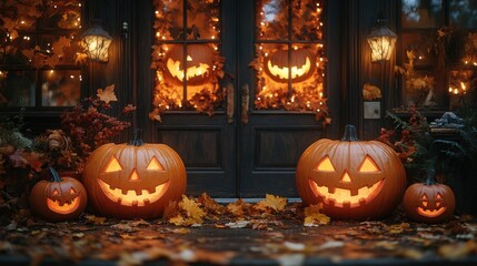 Obraz premium Halloween sale extravaganza with large