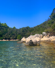 Obraz premium rock in the ocean