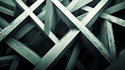 Abstract Geometric Design of Interlocking Wooden Beams