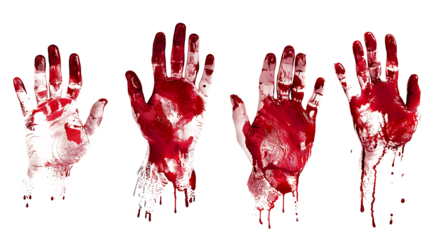 hand with blood