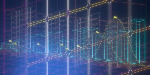 Abstract Data Visualization with Graphs and Percentages