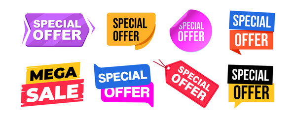 Special offer. Special offer banner. Sale badge. Vector
