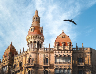 Building in the center of Barcelona