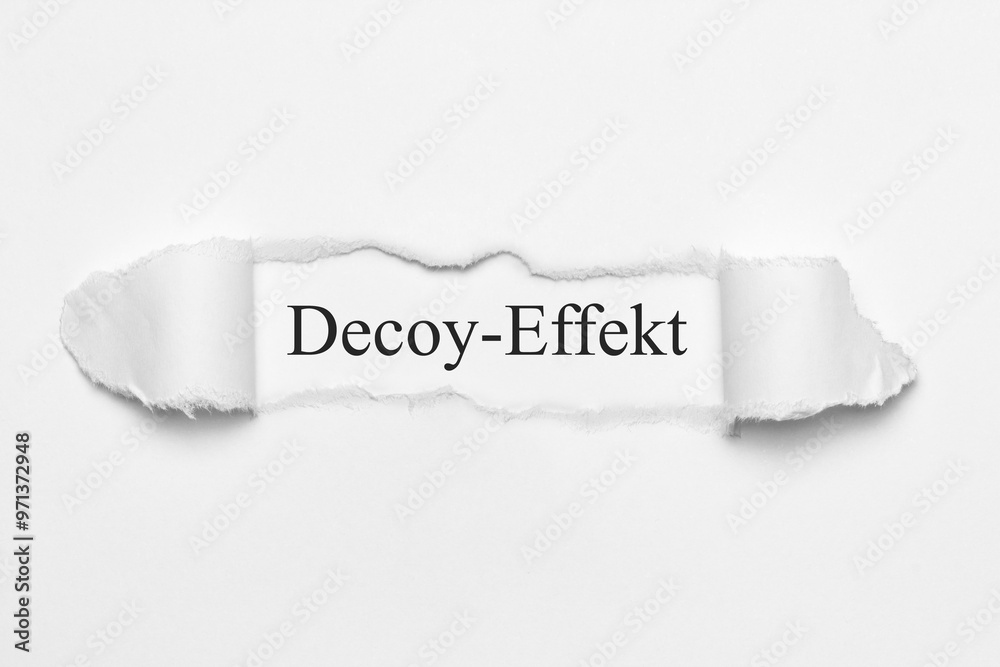 Poster decoy-effekt