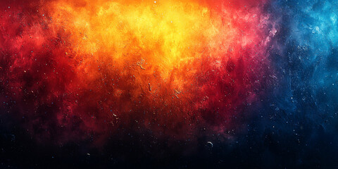 Abstract cosmic background with vibrant colors.