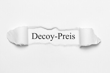 Decoy-Preis	
