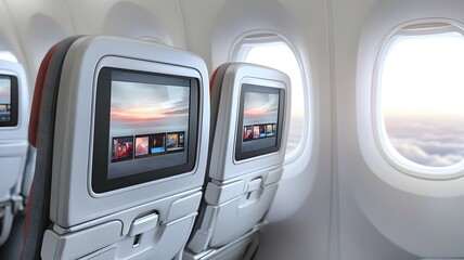 Interactive Touchscreens for Personalized In-Flight Entertainment on Airplane Seatbacks