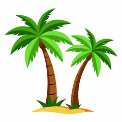 Palm tree vector illustration