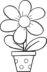Flower Coloring Pages