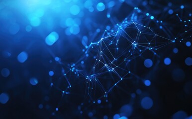 Obraz premium Abstract Network Connection