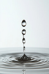 Tropfen Fotografie von Tropfen in Wasser