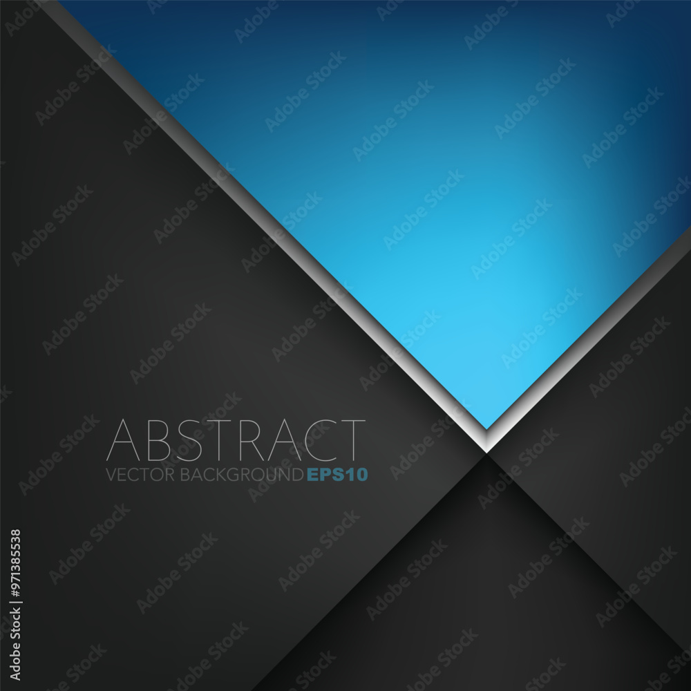 Poster graphic geometric triangle overlap vector layer background for text and message design
