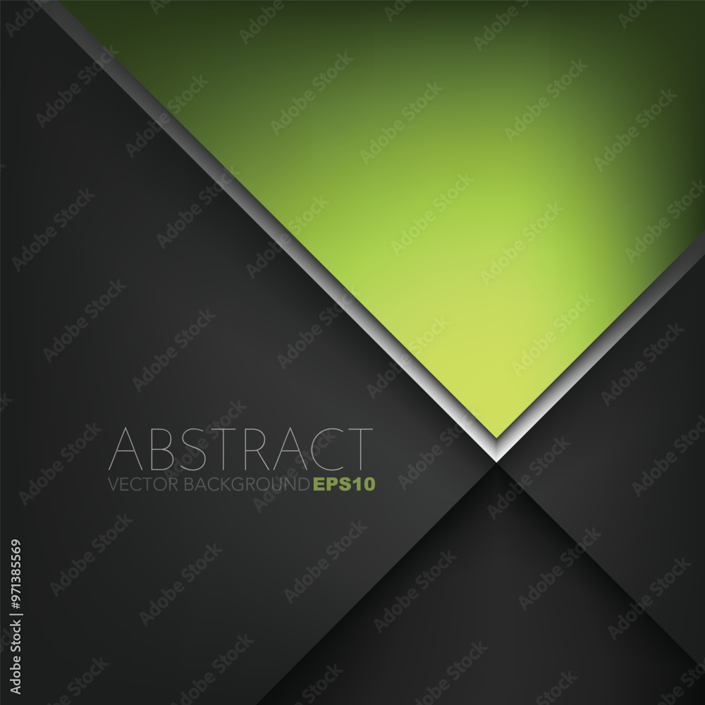 Poster graphic geometric triangle overlap vector layer background for text and message design