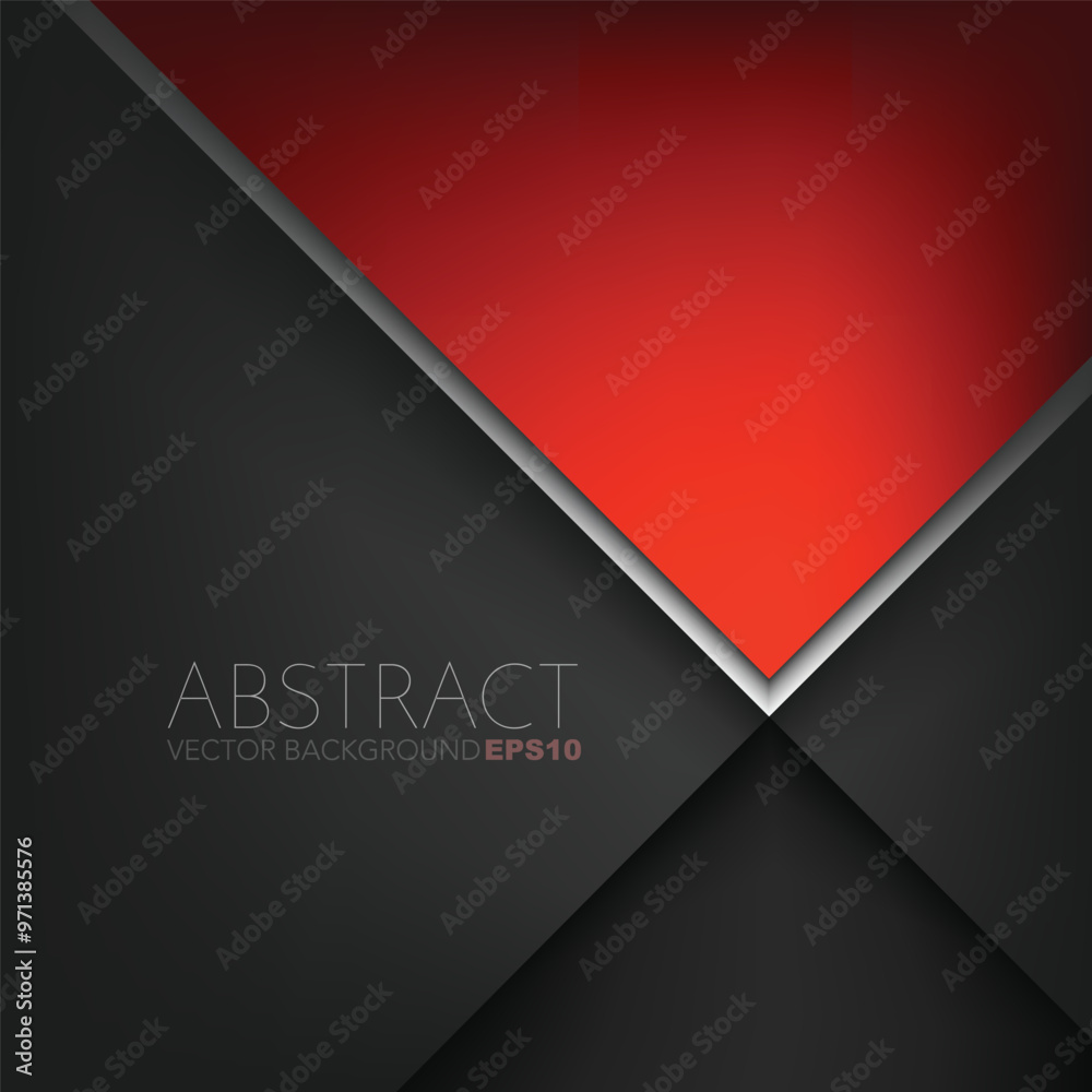 Poster graphic geometric triangle overlap vector layer background for text and message design