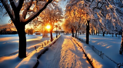 Serene black and white winter landscape with snow-covered trees, line art, empty coloring book page, high-quality, nature, tranquility::1 glistening snow, peaceful ambiance, winter beauty, cold