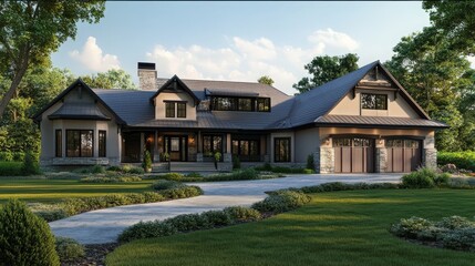 Obraz premium beautiful house