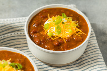 Mexican Homemade Beef Chili Con Carne