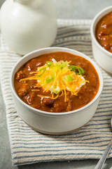 Mexican Homemade Beef Chili Con Carne