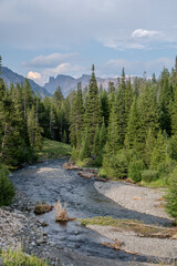 river in the mountains