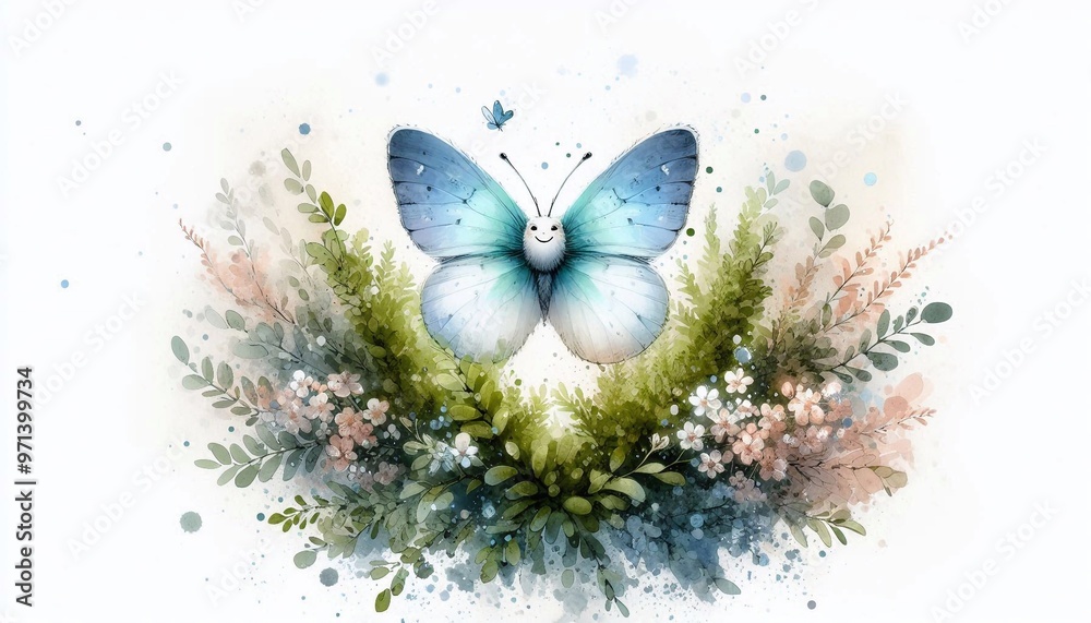 Wall mural Schmetterling