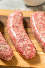 Grass Fed Homemade Raw German Bratwursts