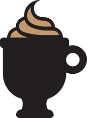 Ice cream balls in paper cups isolated on white background