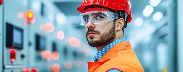 Worker using a laser scanner to check product dimensions, laser inspection, cutting-edge quality control.