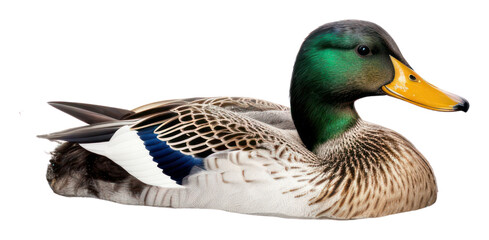 PNG Duck swim mallard animal bird.