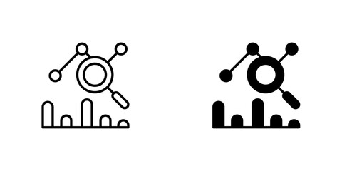 Obraz premium Data Analytics Icon, Unlock Insights, Visualization Tools, Business Intelligence Symbol, Analytics Illustration