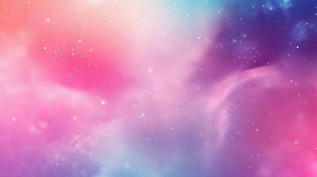 Pink, purple, and blue sparkly gradient