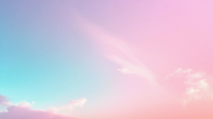 Obraz premium Cotton candy gradient background