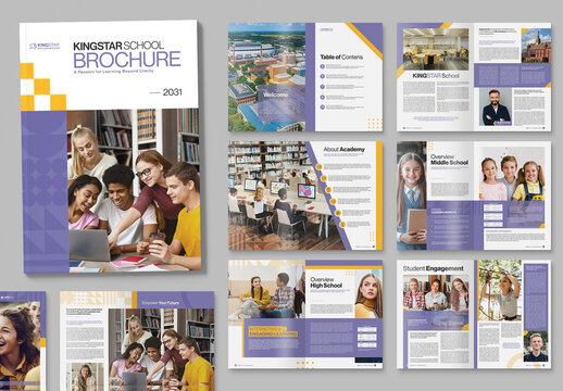 School Brochure Template