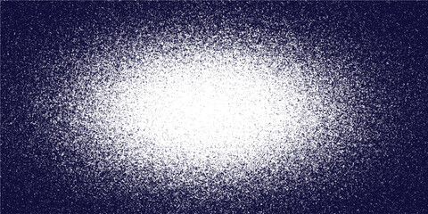 Obraz premium Spray circle gradient noise. Dotted round with grunge texture effect. Circular stipple brush shape. Grainy blurred drip. vector illustration