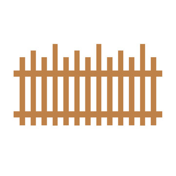 recommend clip art: Wooden picket fence